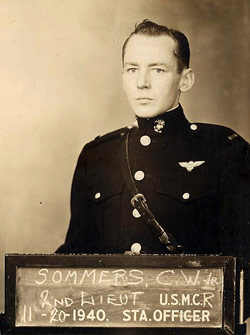 Col. Charles Somers, Jr. as a Marine Second Lieutenant