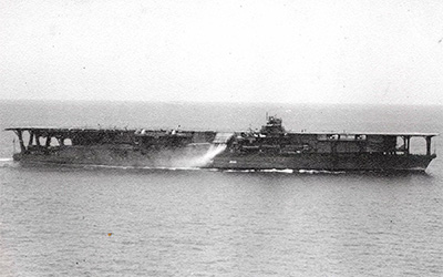 Imperial Japanese Navy Carrier Kaga in 1936.